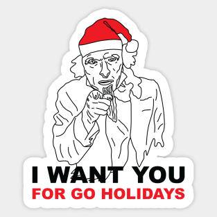 I want you Sticker